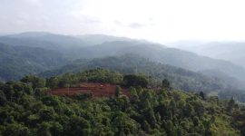 Lokasi bukit Pasirpeti, Desa Cikamunding, Kecamatan Cilograng, Kabupaten Lebak yang akan disulap menjadi ekowisata. (Istimewa)