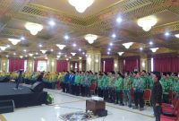 Ratusan tenaga pendidik dan kependidikan di Banten saat mengikuti pelatihan yang diselenggarakan PGMI Banten. (Istimewa)