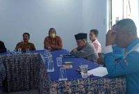 Perwakilan buruh Kabupaten Lebak saat audiensi dengan pemerintah mengenai keinginan kenaikan UMK tahun 2023. ) Istimewa)