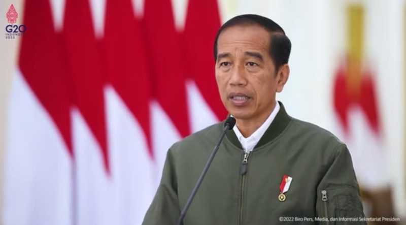 Foto ilustrasi. Presiden Jokowi secara tegas memerintahkan PSSI untuk menghentikan sementara Liga 1 Indonesia usai adanya tragedi Kanjuruhan. (FOTO Tangkap Layar Video YouTube Sekretariat Presiden)