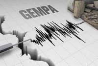 FOTO ILUSTRASI gempa bumi. Gempa 5,5 Magnitudo mengguncang wilayah Kabupaten Lebak, Minggu, 9 Oktober 2022. (FOTO Kompas)