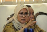 Bupati Lebak dalam sebuah acara. Selasa, 12 Oktober 2022, Bupati wanita pertama di Kabupaten Lebak ini mengamuk karena memergoki Alun-alun Malingping dirusak. (FOTO Prokopim)