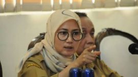Bupati Lebak dalam sebuah acara. Selasa, 12 Oktober 2022, Bupati wanita pertama di Kabupaten Lebak ini mengamuk karena memergoki Alun-alun Malingping dirusak. (FOTO Prokopim)
