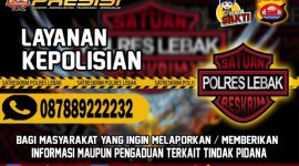 Polres Lebak menyiapkan hotline atau layanan pengaduan kejahatan. (Istimewa)