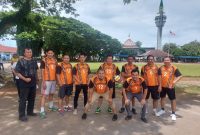 Tim Setda Kabupaten Lebak saat mengikuti kejuaraan bola voli Korpri Fest 2022. (Istimewa)