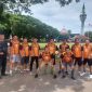 Tim Setda Kabupaten Lebak saat mengikuti kejuaraan bola voli Korpri Fest 2022. (Istimewa)