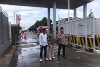 Ketua Komisi II DPRD Cilegon, Faturohmi saat melakukan sidak ke PT Pertamina Fuel Terminal Tanjung Gerem. (Istimewa)