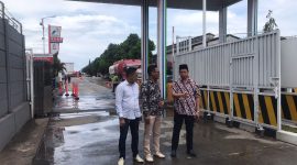 Ketua Komisi II DPRD Cilegon, Faturohmi saat melakukan sidak ke PT Pertamina Fuel Terminal Tanjung Gerem. (Istimewa)