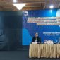 Plt Kepala Bapelitbangda Lebak, Yosep M Holis saat memberikan sambutan dalam acara peningkatan kapasitas aparatur perencana Kabupaten Lebak. (Istimewa)