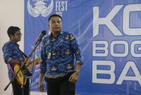 Salah satu peserta Korpri Boga Bakat saat unjuk gigi dalam acara Korpri Fest 2022. (Istimewa)