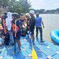 Tim arung jeram Kabupaten Lebak usai bertanding. (Istimewa)