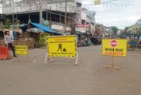 FOTO ILUSTRASI. Pemerintah menutup sementara salah satu akses menuju Pasar Rangaksbitung. (Istimewa)