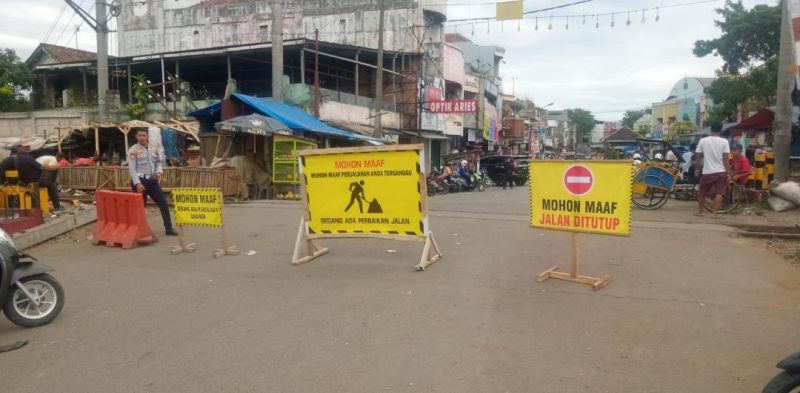 FOTO ILUSTRASI. Pemerintah menutup sementara salah satu akses menuju Pasar Rangaksbitung. (Istimewa)