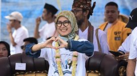FOTO ILUSTRASI. Bupati Lebak, Iti Octavia Jayabaya saat hadir dalam acara Festival Lebak Selatan. (istimewa)