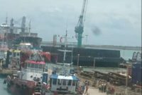 Lokasi kejadian dua pekerja PT Samudera Marine Indonesia tewas dalam sebuah ledakan. (Istimewa)