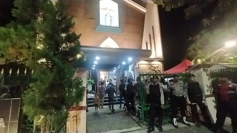 Perayaan natal di Kabupaten Lebak berlangsung aman dan meriah. (Istimewa)