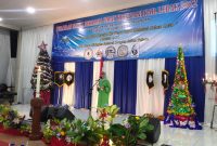 Bupati Lebak, Iti Octavia Jayabaya saat menghadiri perayaan natal bersama yang diselenggarakan BKSAG Lebak. (Istimewa)