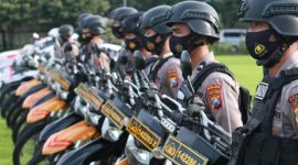 FOTO ILUSTRASI. Anggota kepolisian bakal disiagakan untuk mengamankan nataru di Kabupaten Lebak. (Dok. Google)