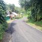 Kondisi ruas jalan utama desa Cikamunding usai dihotmix oleh DPUPR Pemprov Banten. (istimewa)