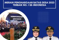 Pemkab Lebak meraih penghargaan batas desa terbaik pertama se Indonesia kategori Kabupaten. (Istimewa)