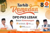 DPD PKS Lebak menggelar Tarhib Ramadhan menyambut bulan kemenangan. (Istimewa)