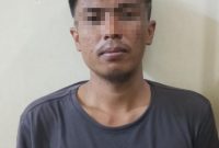 IAM (27) warga Malingping diamankan pihak kepolisian karena terlibat kasus pencurian dengan kekerasan (begal) kepada seorang mahasiswa. (Istimewa) 