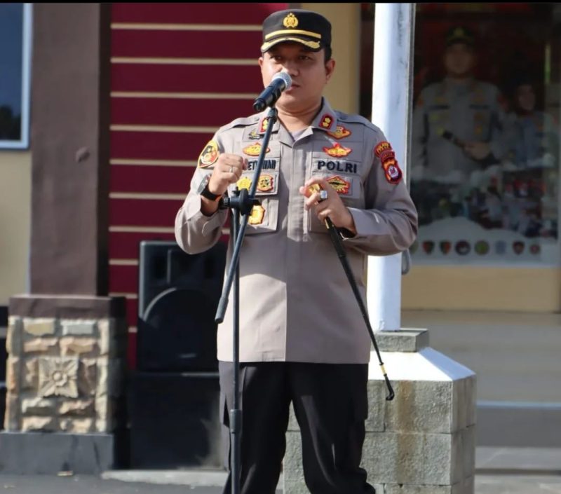 Kapolres Lebak, AKBP Wiwin Setiawan. Dia menyiapkan beberapa cara agar arus mudik Lebaran 2023 di Kabupaten Lebak berjalan aman. (Istimewa)