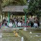 Warga Desa Paja, Kecamatan Sajira, Kabupaten Lebak saat menggelar acara ngembang. (Istimewa)