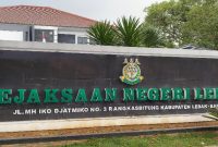 Kantor Kejaksaan Negeri Lebak. (Istimewa)