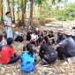 Pegawai Jasa Raharja Banten, Wildan Hidayatullah saat memberikan materi kepada mahasiswa UMN. (Istimewa)