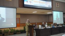Bupati Lebak, Iti Octavia Jayabaya saat membuka acara Musrenbang Non APBD 2024. (Istimewa)