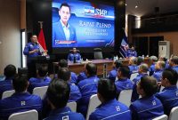 AHY saat memimpin rapat pleno 