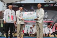 ASN Kabupaten Lebak saat memberikan bantuan sebesar Rp25 juta untuk warga Palestina. (Istimewa)