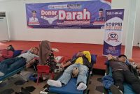 ASN Lebak saat mengikuti donor darah KORPRI Fest 2023. (Istimewa)