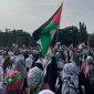 Istighosah dan Doa Bersama lintas agama untuk Palestina di Alun-alun Rangkasbitung. (Istimewa)