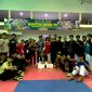 Taekwondo Kabupaten Lebak menjadi juara umum dalam kejuaraan Banten Open VII Championship di Pandeglang. (Istimewa)