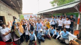 Warga Sumatera Selatan di Kota Cilegon mendeklarasikan dukungan terhadap pasangan Prabowo-Gibran. (Istimewa)