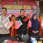 Kasatreskrim Polres Serang, AKP Andi Kurniady Eka Setyabudi (tengah) saat ungkap kasus. (Istimewa)