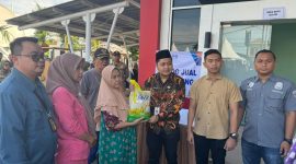 Operasi Pasar Beras Murah Satgas Pangan Kabupaten Tangerang. (Istimewa)
