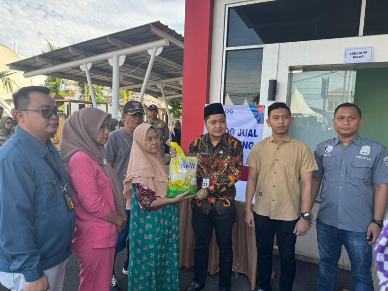 Operasi Pasar Beras Murah Satgas Pangan Kabupaten Tangerang. (Istimewa)
