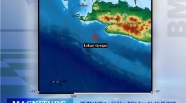 Gempa bumi 3,8M mengguncang Bayah-Banten saat warga asik sahur. (Istimewa)