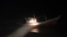 KM Mugia Jaya ditemukan terdampar di perairan Yogyakarta. (Istimewa)