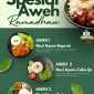 Menu Bukber AW Futsal Karaoke and Resto. (Istimewa)