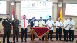 Walikota Cilegon saat menghadiri MoU 33 OPD dengan Kejaksaan Negeri Cilegon upaya pencegahan korupsi. (Istimewa)