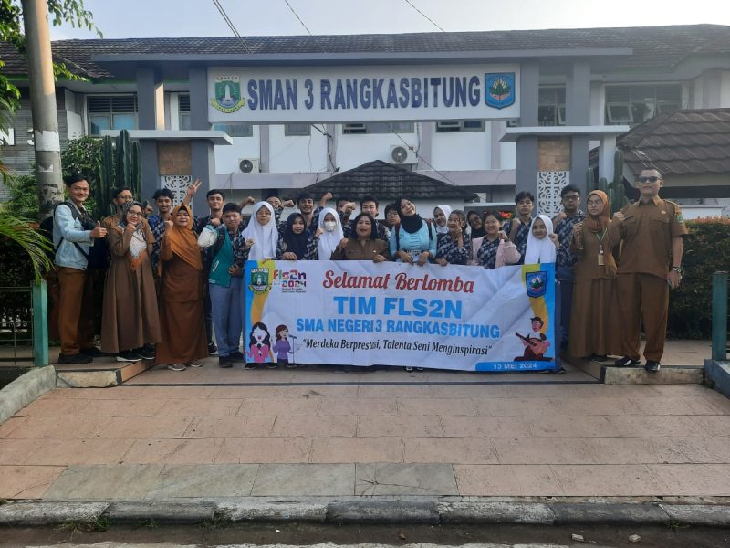 SMAN 3 Rangkasbitung menjadi juara umum FLS2N tingkat Kabupaten Lebak. (Istimewa)