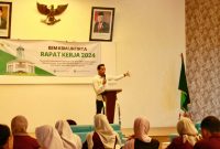 Ketua DPD HIMKI Banten, Fahmi Ramadhan saat menjadi narasumber dalam raker BEM Untirta. (Istimewa)