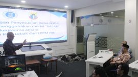 ITB saat ekspose mengenai pendampingan penyesuaian NJOP PBB P2 model SALAD. (Istimewa)