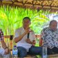 Bakal Calon Bupati Lebak, Dede Supriyadi (tengah) saat menggelar konferensi pers. (Istimewa)