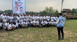Relawan Albantani saat deklarasi dukungan untuk Andra Soni - Dimyati di Pilgub Banten. (Istimewa)