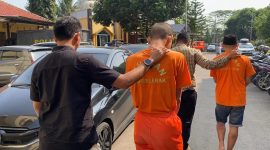 FOTO ILUSTRASI. Dua pelaku curanmor saat diamankan pihak kepolisian. (Istimewa)